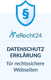 eRecht24 Siegel: Datenschutz eRecht24 Siegel: Datenschutz